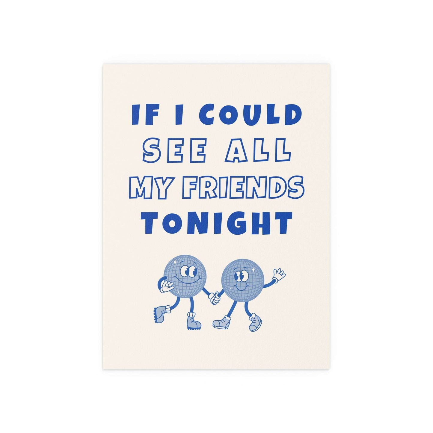 LCD Soundsystem - All My Friends Print
