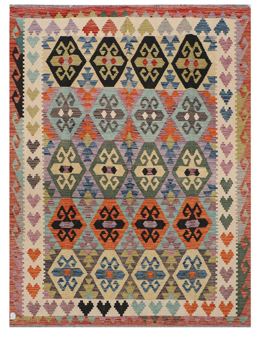 Maimana Afghanistan Kilim Rug - 230 x176 cm