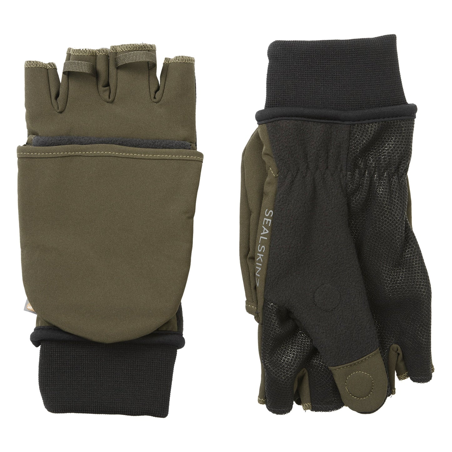 Windproof Cold Weather Convertible Mittens for Men and Women