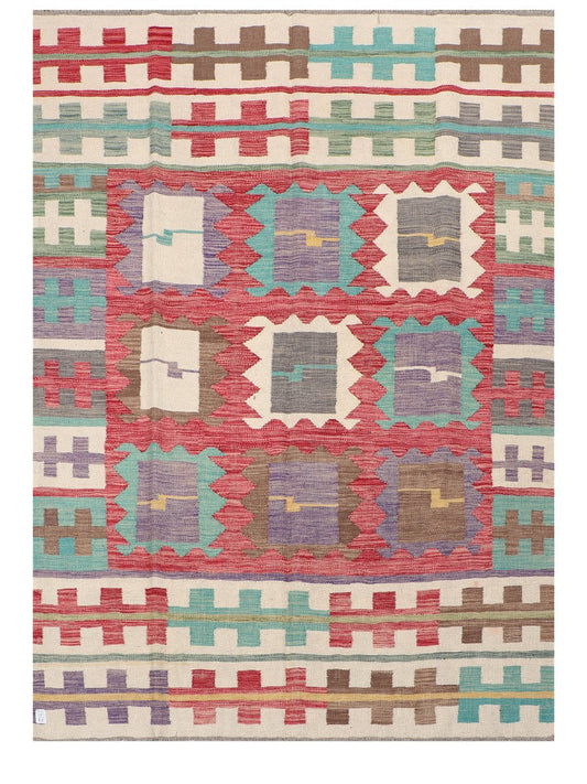 Maimana Afghanistan Kilim Rug - 240 x175 cm
