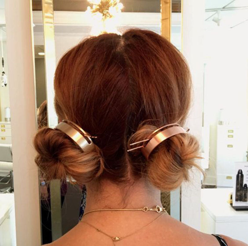 Goddess plate hair artifact hairpin