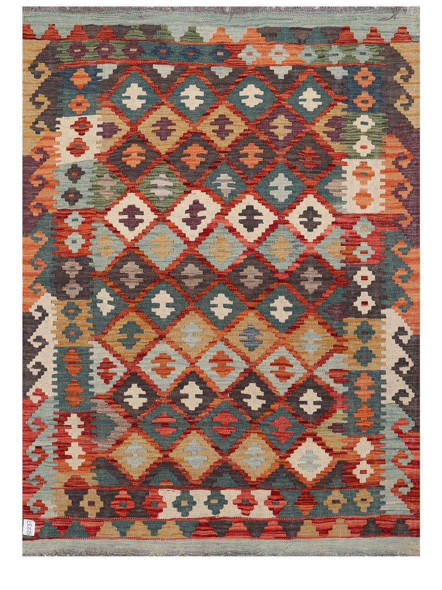 Maimana Afghanistan Kilim Rug - 169 x126 cm