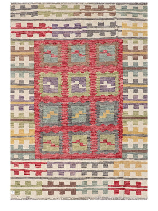 Maimana Afghanistan Kilim Rug - 244 x170 cm