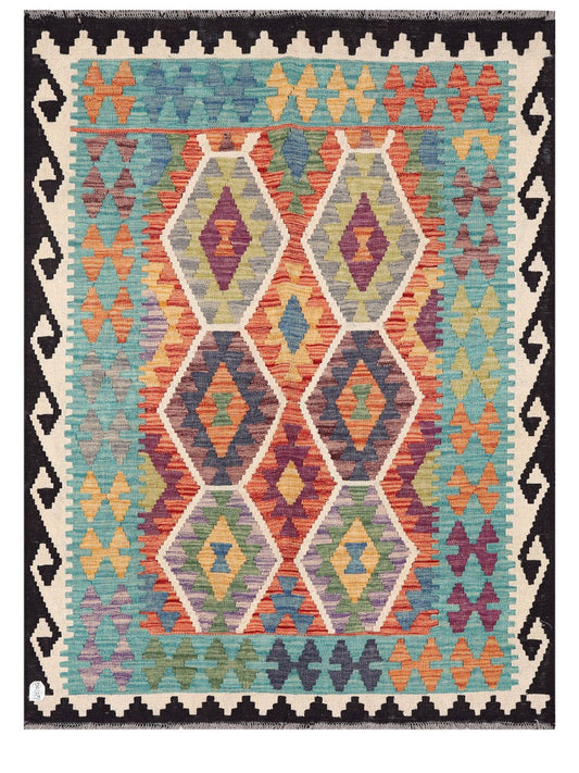 Maimana Afghanistan Kilim Rug - 169 x125 cm