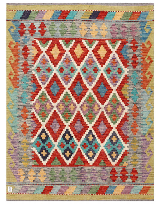 Maimana Afghanistan Kilim Rug - 171 x127 cm
