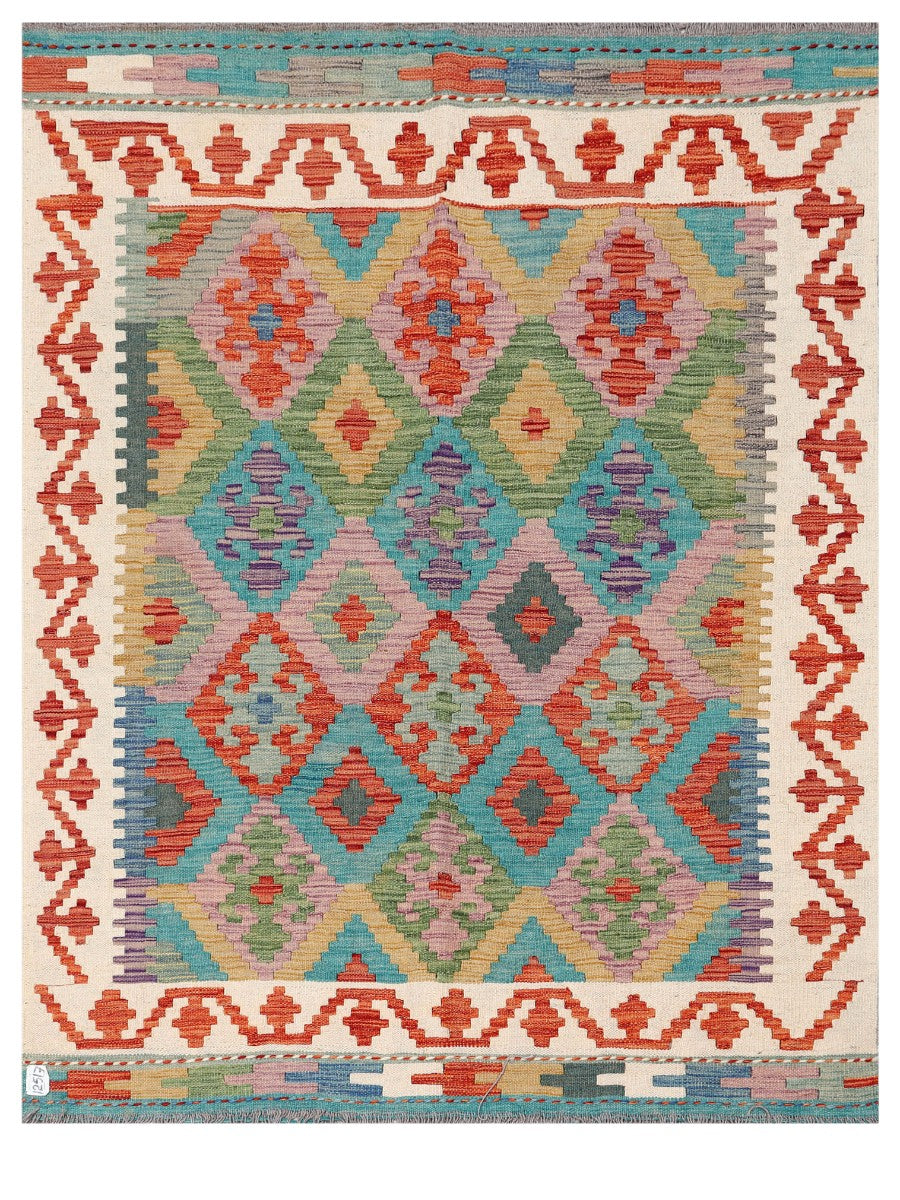 Maimana Afghanistan Kilim Rug - 167 x130 cm