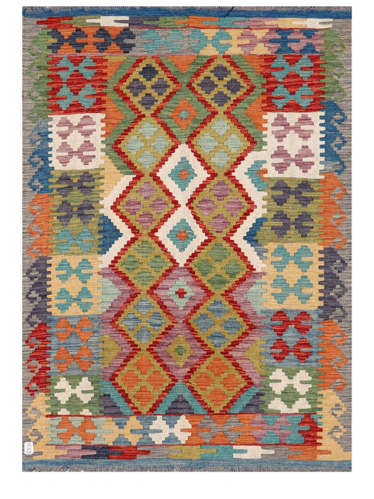Maimana Afghanistan Kilim Rug - 175 x124 cm