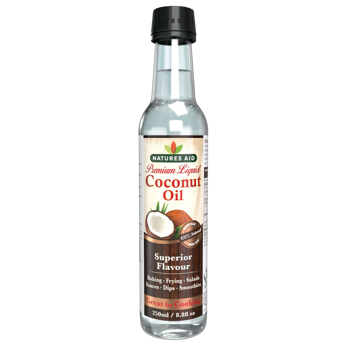 Natures Aid Coconut Oil Liquid - 250ml