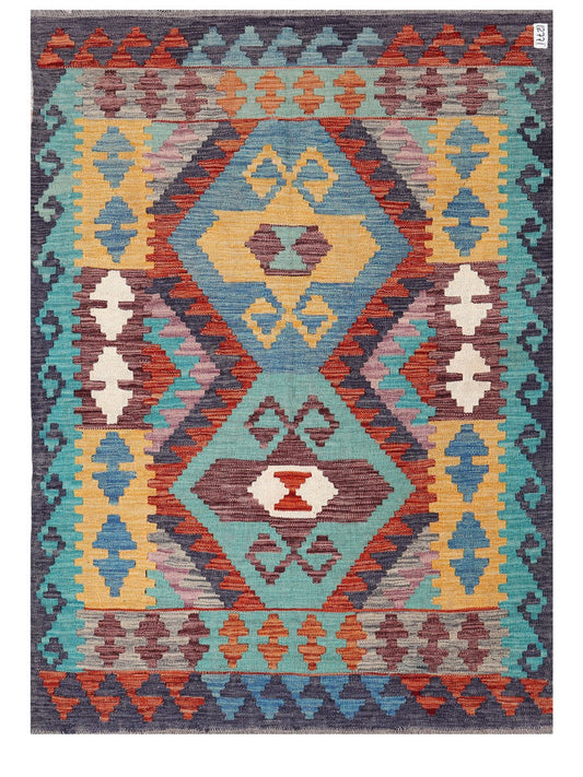 Maimana Afghanistan Kilim Rug - 172 x124 cm