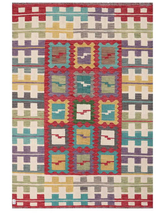 Maimana Afghanistan Kilim Rug - 244 x167 cm
