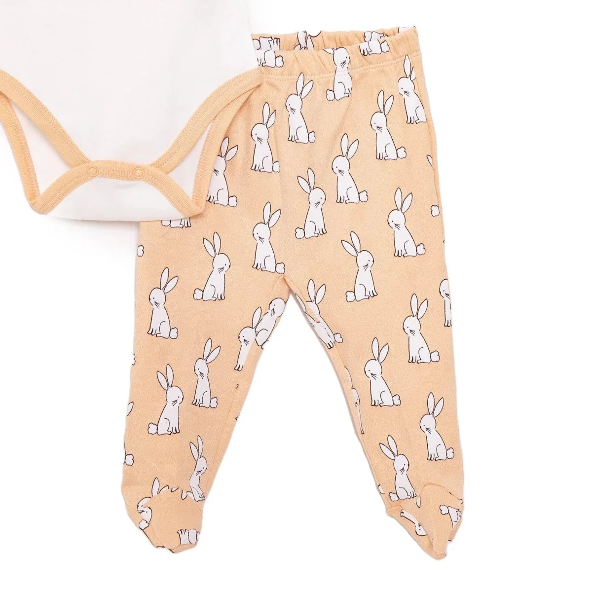 Bebbek 5 Piece Bunny Print Boxed Baby Hospital Bag Set (Newborn)