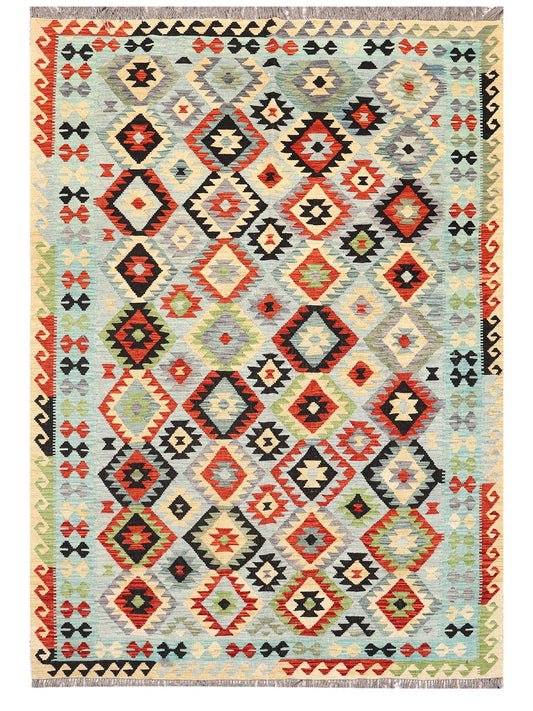 Maimana Afghanistan Kilim Rug - 295 x205 cm