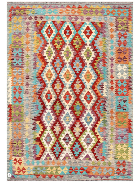 Maimana Afghanistan Kilim Rug - 282 x199 cm