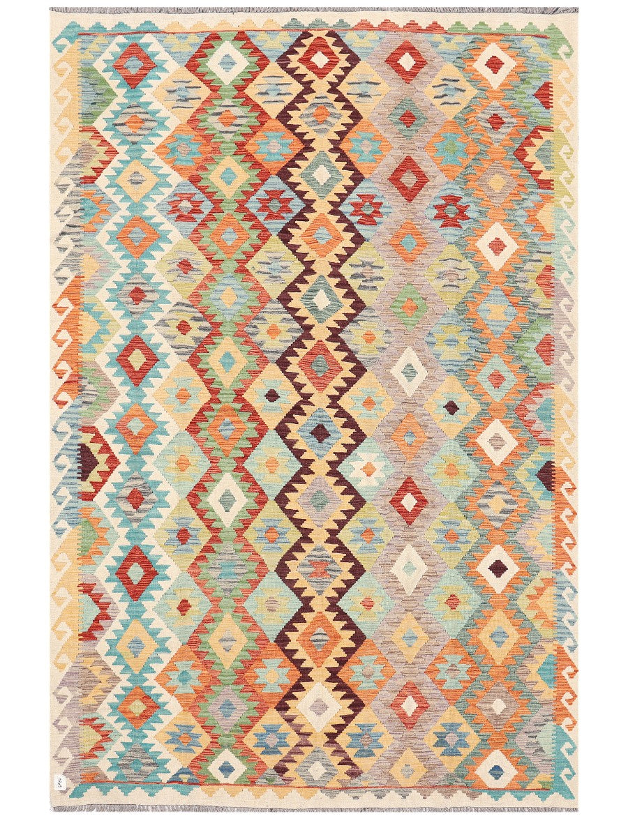 Maimana Afghanistan Kilim Rug - 301 x198 cm