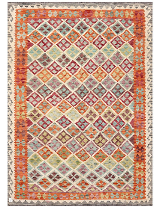 Maimana Afghanistan Kilim Rug - 292 x207 cm