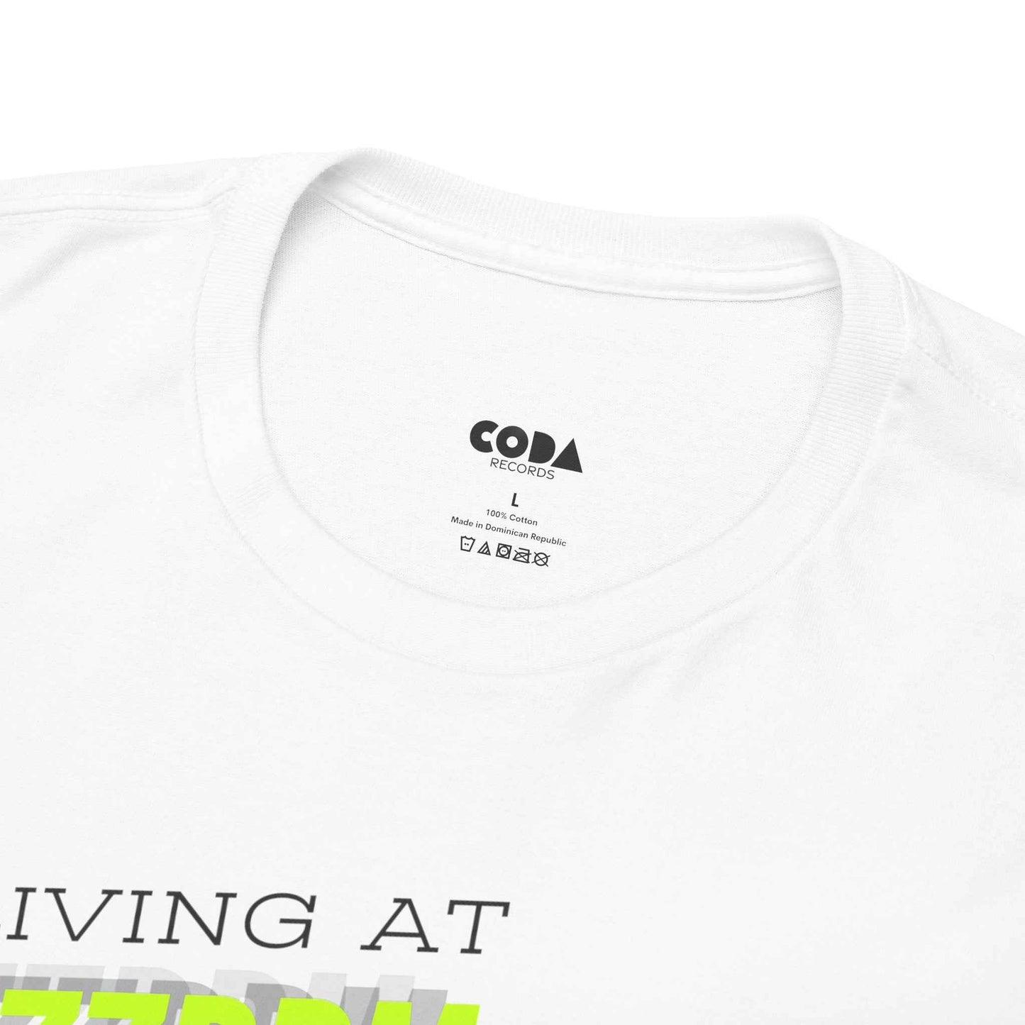 'Living at 33rpm' Flouro Men's T-Shirt