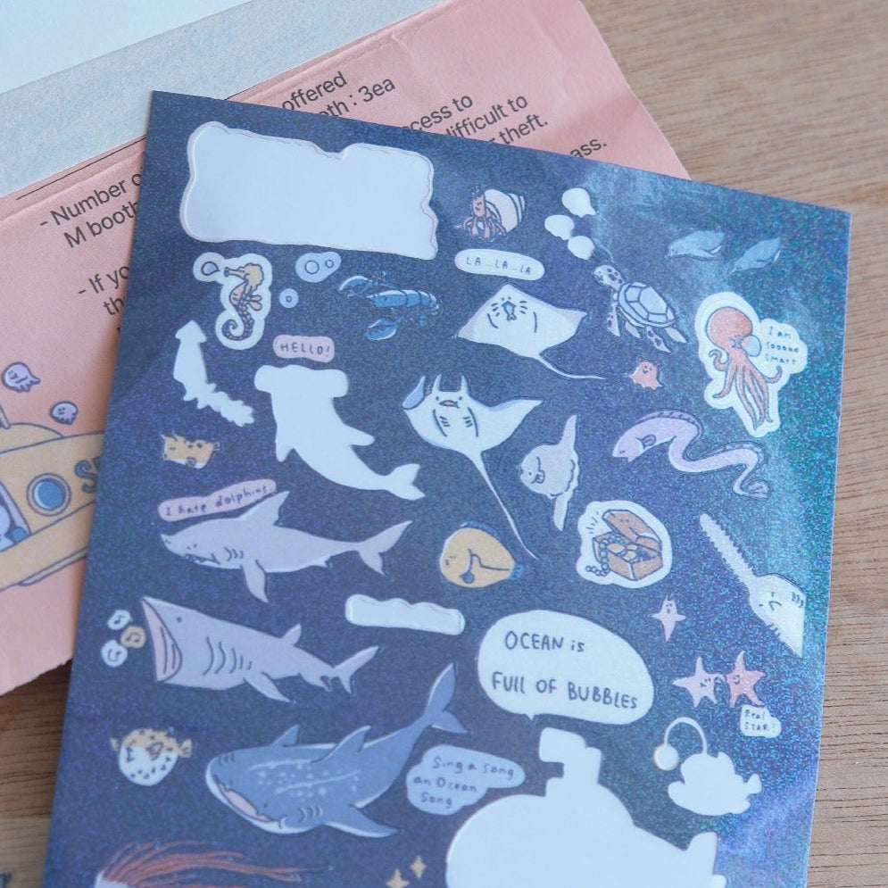 A Gator Life | Summer Ocean Shining Sticker