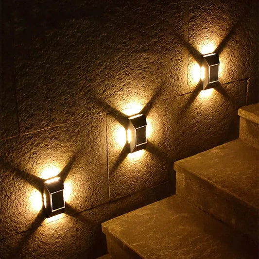 LED Staircase Villa Balcony Lighting Solar Sensor Wall Lights