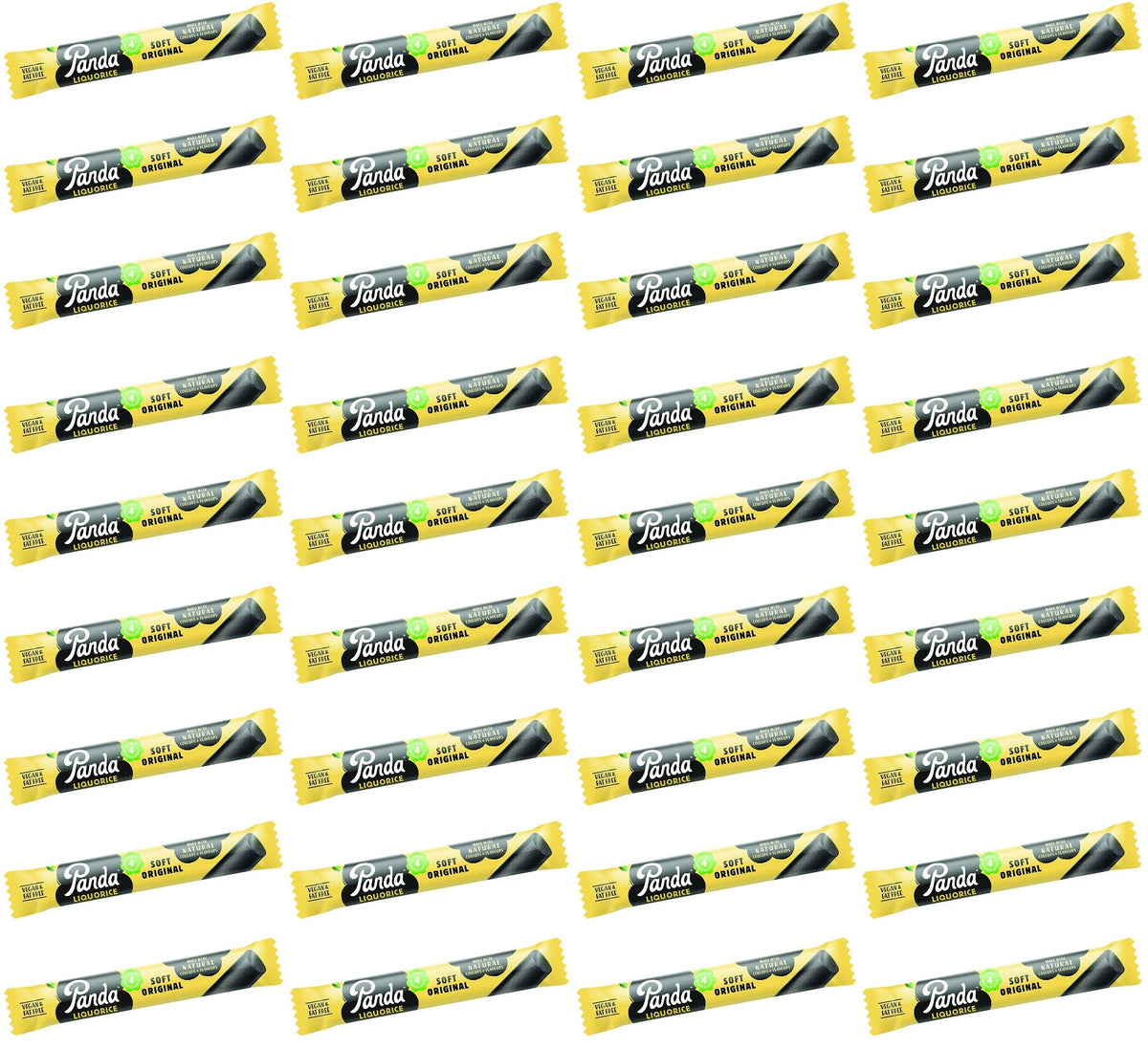 36 x Panda  Natural Liquorice Bar - 32g