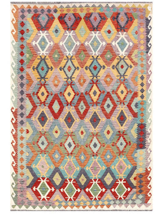 Maimana Afghanistan Kilim Rug - 293 x200 cm