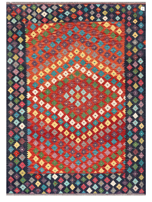 Maimana Afghanistan Kilim Rug - 245 x176 cm