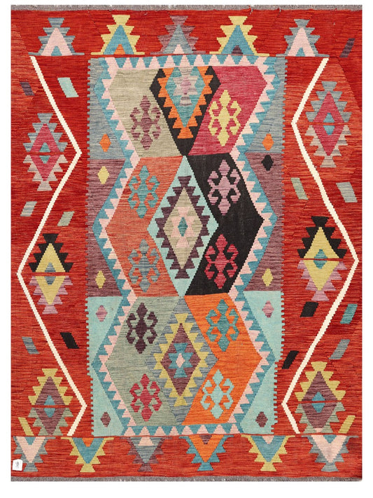 Maimana Afghanistan Kilim Rug - 244 x180 cm