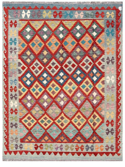 Maimana Afghanistan Kilim Rug - 237 x179 cm