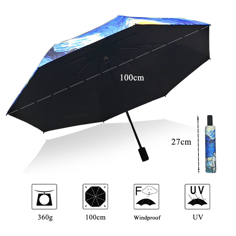 Van Gogh Inspired Umbrella