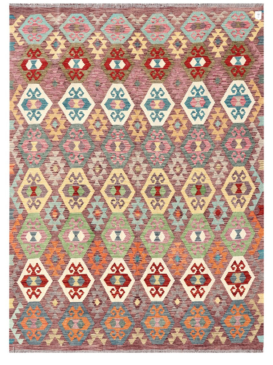 Maimana Afghanistan Kilim Rug - 246 x180 cm