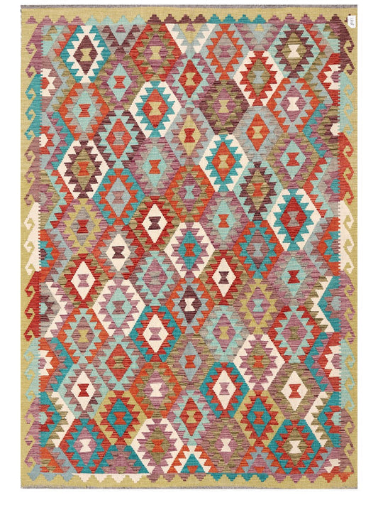 Maimana Afghanistan Kilim Rug - 241 x168 cm