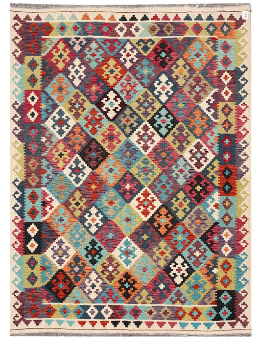 Maimana Afghanistan Kilim Rug - 247 x179 cm