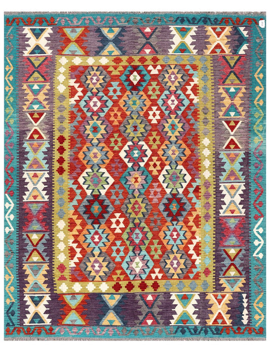 Maimana Afghanistan Kilim Rug - 253 x202 cm