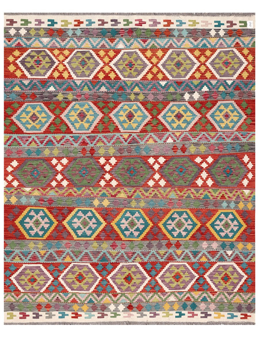 Maimana Afghanistan Kilim Rug - 248 x200 cm