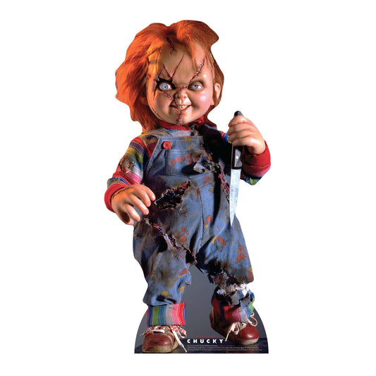 SC1316 Scarred Chucky Doll Cardboard Cut Out Height 75cm