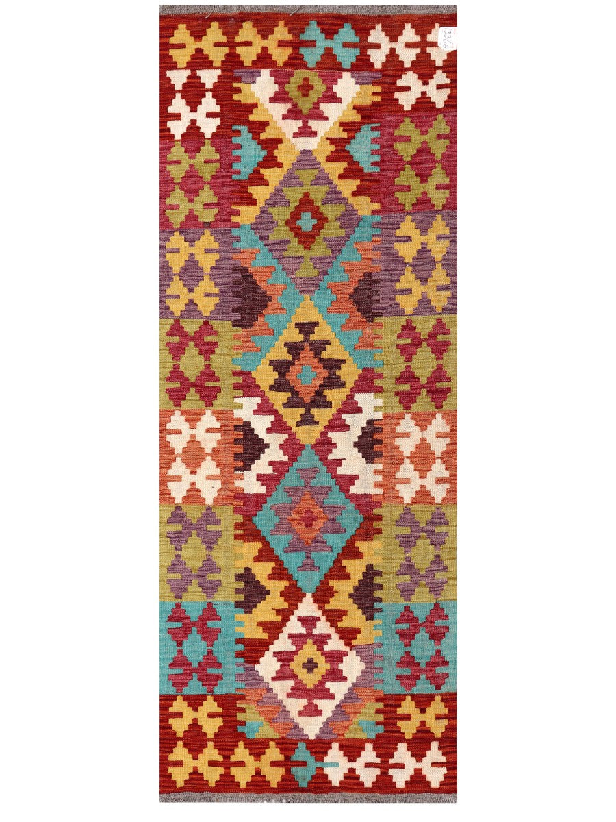 Maimana Kilim - 206 x 77 cm