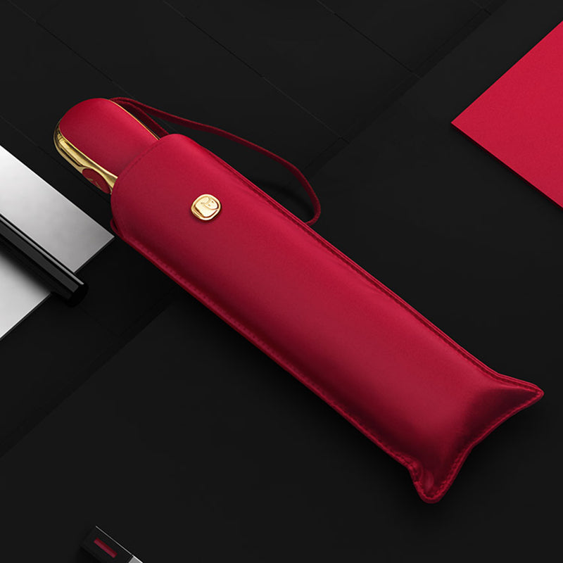 Premium Three-section Umbrella with Case