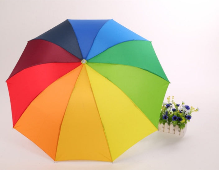 Large Rainbow Umbrella