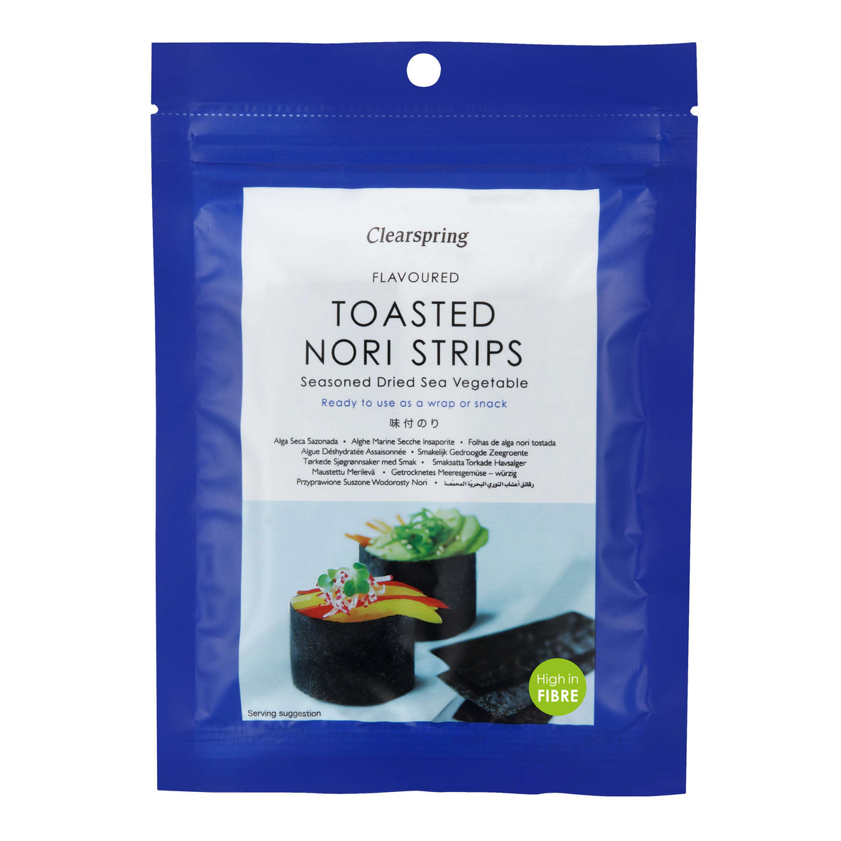 Clearspring Japanese Flavoured Nori Strips - 13.5g
