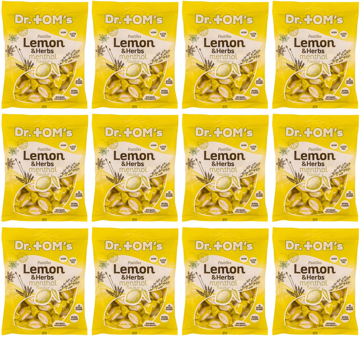 12 x Dr Tom's Lemon & Herbs - 150g
