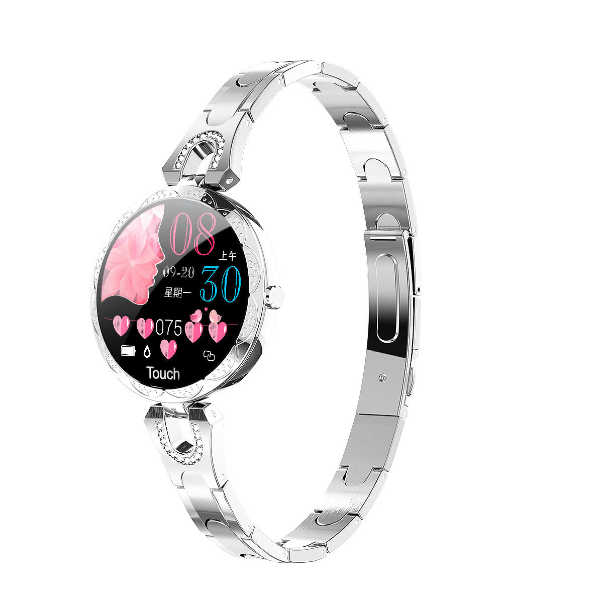 Women's Smart Watch - Waterproof Fitness Tracker with Heart Rate Monitor | Elegant Health & Activity Smartwatch