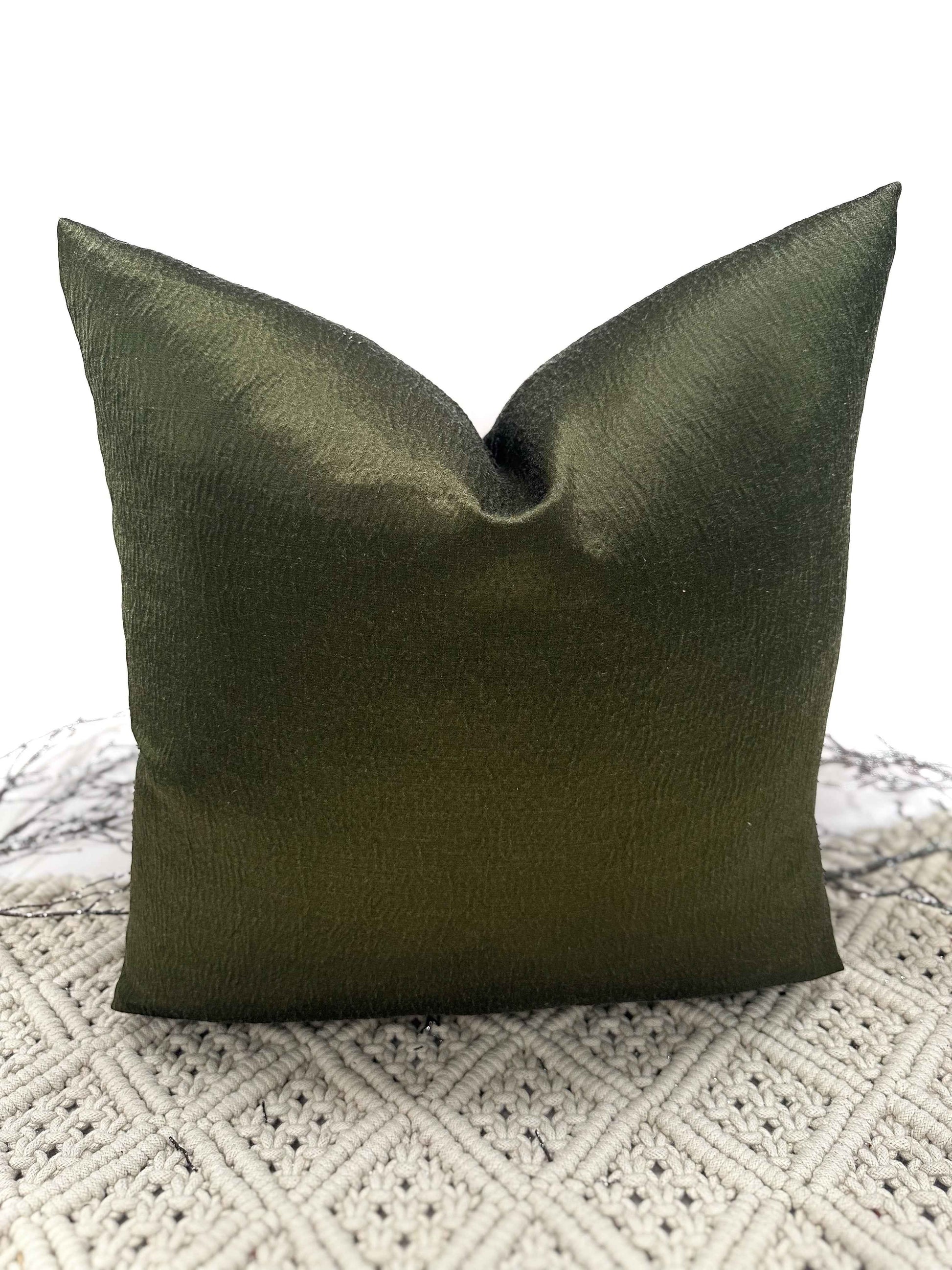 The Couture Cushion - The Everest Green Laurent - Style No. 24