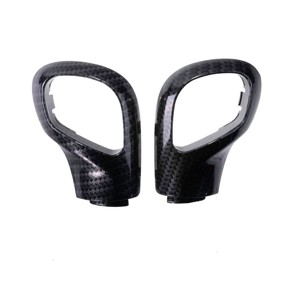 For VW T6 Transporter DSG Gear Knob Styling Caps – Carbon Painted Upgrade, Ready to Fit