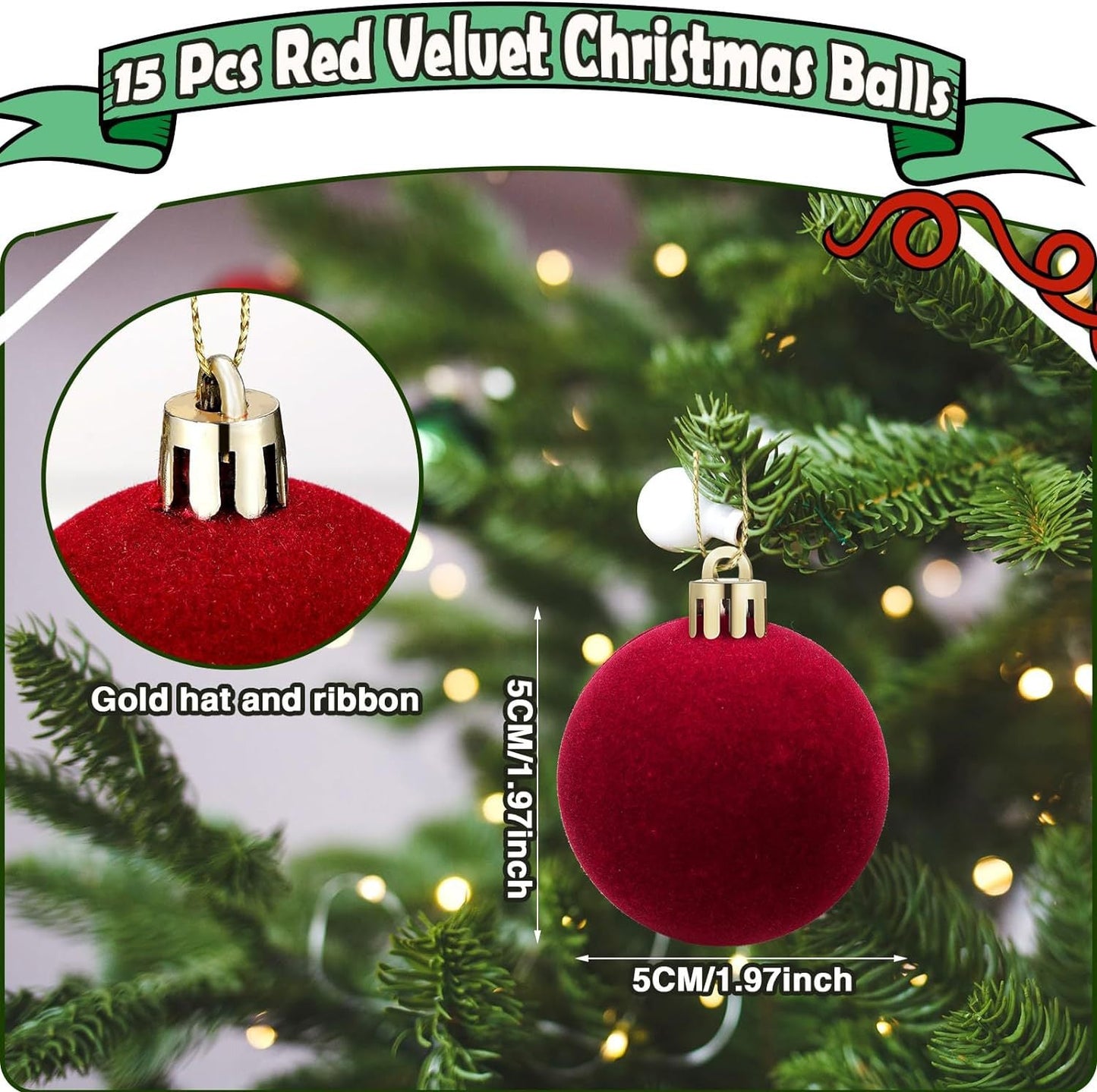 Plucked Silk Ball Christmas Decoration