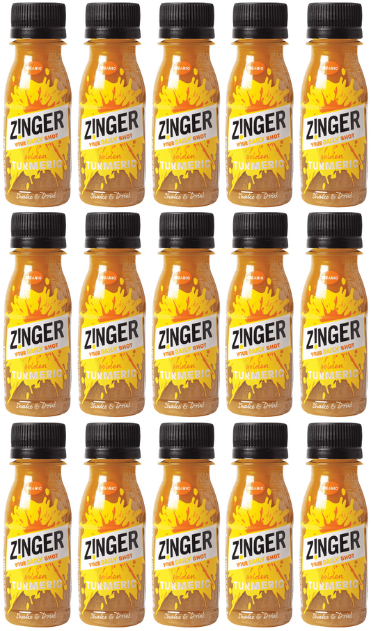 15 x James White Turmeric Juice Zinger Shot - 70ml