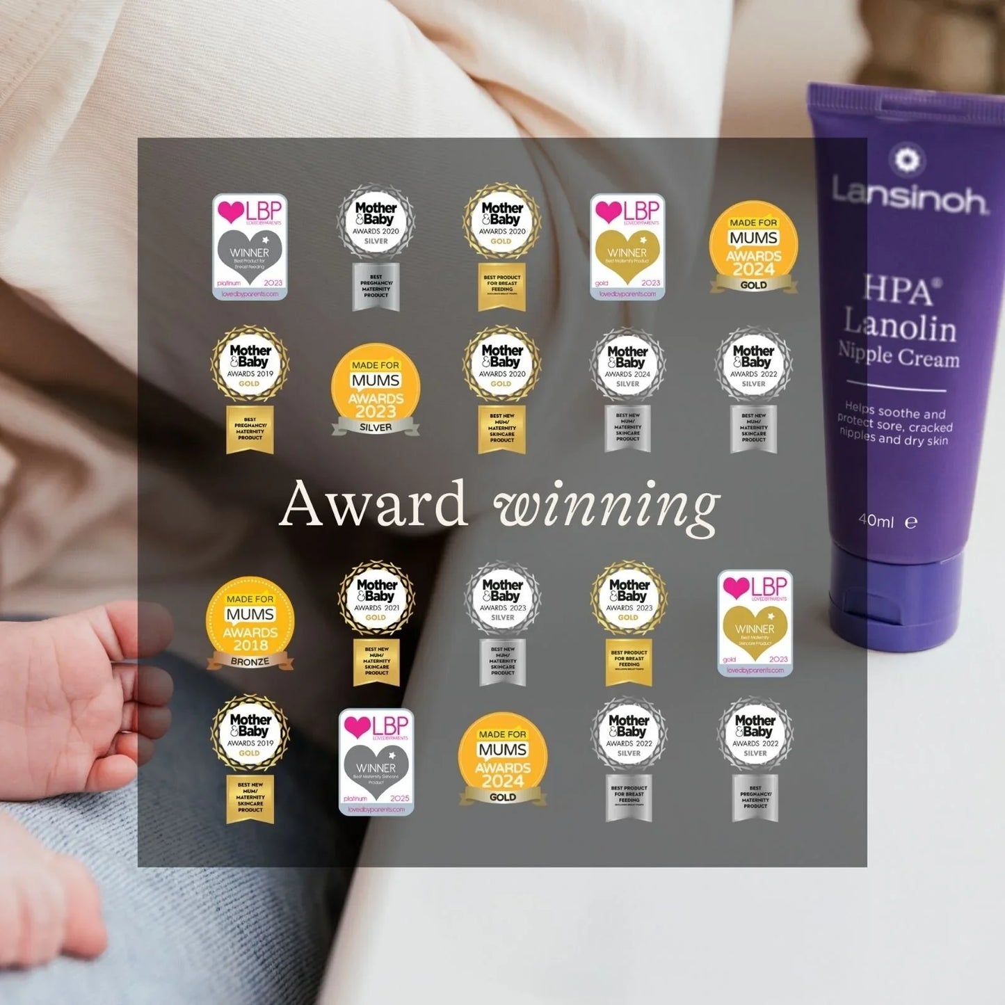 Lansinoh HPA Lanolin Minis Nipple Cream (3x7ml)