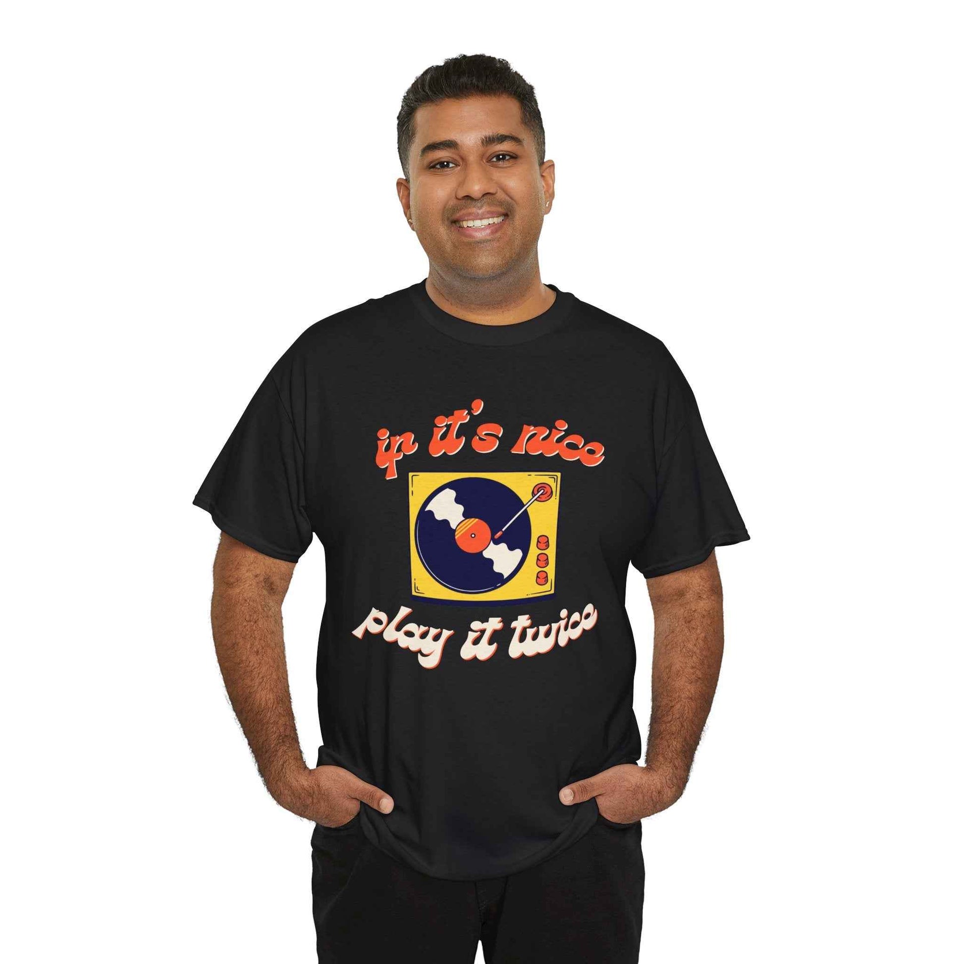 'If It’s Nice, Play It Twice' Vinyl T-Shirt