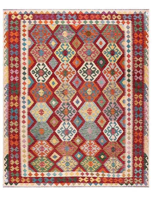 Maimana Afghanistan Kilim Rug - 296 x248 cm