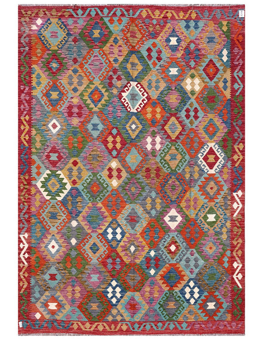 Maimana Afghanistan Kilim Rug - 297 x207 cm