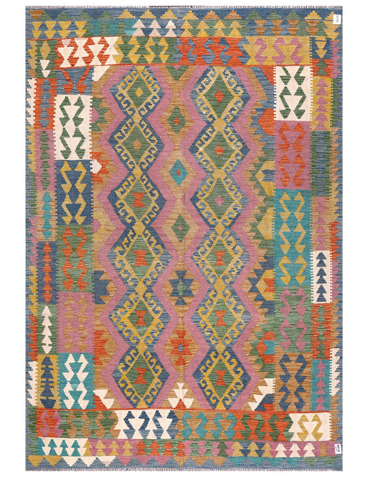Maimana Afghanistan Kilim Rug - 294 x204 cm