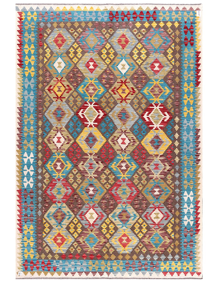 Maimana Afghanistan Kilim Rug - 297 x205 cm